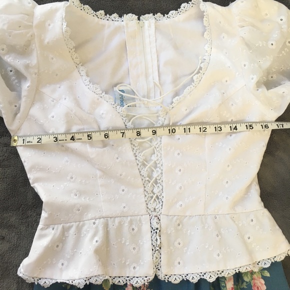 Princess Kaiulani Vintage Prairie Dress 1970s 70s - Picture 14 of 16